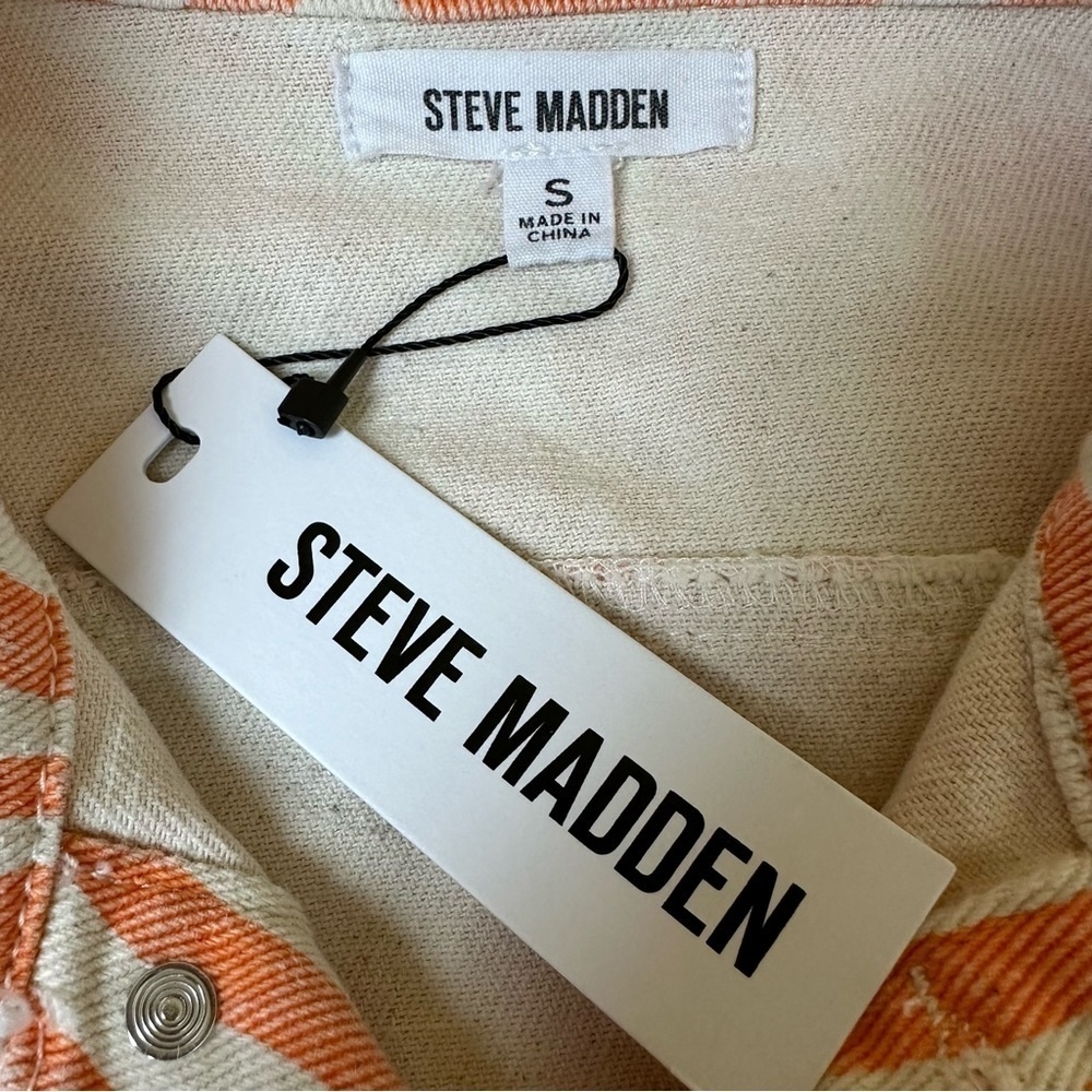 NWT Steve Madden Alison Denim Jacket - Picture 3 of 16